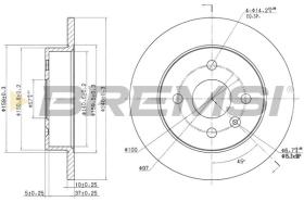 TRW CD7043S - DISCOS DE FRENO TRAS. DIA.240 SOLID OPEL ASTRA