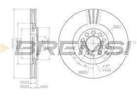 TRW CD7118V - DISCOS DE FRENO DEL. DIA.312 VENT. AUDI TT