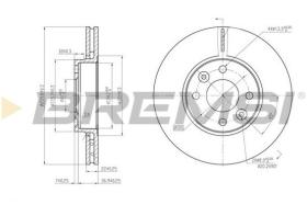 TRW CD7201V - DISCOS DE FRENO DEL. DIA.260 VENT. DACIA LOGAN