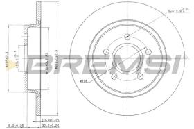VILLAR CD7227S - DISCOS DE FRENO TRAS. DIA.280 SOLID FORD FOCUS