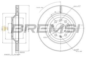 VILLAR CD7503V - DISCOS DE FRENO DEL. DIA.310 VENT. AUDI A3