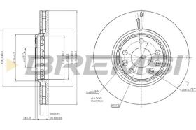 VILLAR CD7727V - DISCOS DE FRENO DEL. DIA.320 VENT. RENAULT CLIO