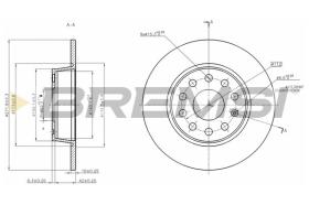 TEXTAR CD7895S - DISCOS DE FRENO TRAS. DIA.272 SOLID AUDI A1 TFSI