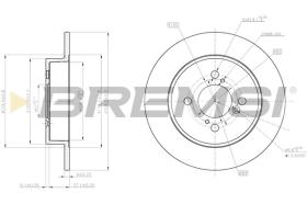 LUCAS CD8071S - DISCOS DE FRENO TRAS. DIA.259 SOLID SUZUKI SWIFT
