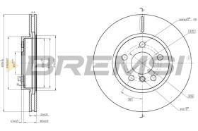 BREMSI CD8613V - DISCOS DE FRENO DEL. DIA. 294 VENT BMW, MINI