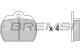 BREMSI BP2083 - JGO.PAST.FRENO VW KAEFER VW KAEFER CABRIOLET