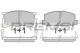 BREMSI BP2285 - JGO.PAST.FRENO SUBARU SERIES III SUBARU E SERIE