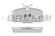 BREMSI BP2317 - JGO.PAST.FRENO MERCEDES 380 MERCEDES 420 MERCED