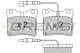 BREMSI BP2705 - JGO.PAST.FRENO MERCEDES V CLASS MERCEDES VITO M
