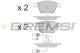 BREMSI BP3081 - JGO.PAST.FRENO AUDI A6 AVANT (II) AUDI A6 QUATT