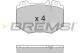 BREMSI BP3166 - JGO.PAST.FRENO MERCEDES S 55 MERCEDES S 320 MER