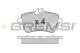 BREMSI BP3189 - JGO.PAST.FRENO MERCEDES A 160 MERCEDES A 180 ME