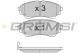 BREMSI BP3232 - JGO.PAST.FRENO FORD RANGER MAZDA B SERIE