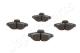 JAPANPARTS PA0087AF - JUEGO DE PASTILLAS DE FRENO EJE DEL