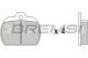 BREMSI BP2083 - JGO.PAST.FRENO VW KAEFER VW KAEFER CABRIOLET