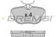 BREMSI BP2425 - JGO.PAST.FRENO MERCEDES 190 SAAB 9000