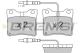 BREMSI BP2705 - JGO.PAST.FRENO MERCEDES V CLASS MERCEDES VITO M