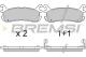 BREMSI BP2759 - JGO.PAST.FRENO MAZDA MX 5