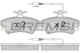 BREMSI BP2809 - JGO.PAST.FRENO RENAULT ESPACE II SET CORDOBA