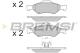 BREMSI BP2873 - JGO.PAST.FRENO FORD FIESTA (IV) FORD FIESTA (V)