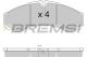 BREMSI BP2925 - JGO.PAST.FRENO IVECO DAILY