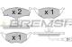 BREMSI BP3031 - JGO.PAST.FRENO SKODA FABIA VOLKSWAGEN POLO (III
