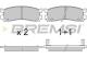 BREMSI BP3054 - JGO.PAST.FRENO MAZDA MPV (I)