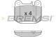 BREMSI BP3177 - JGO.PAST.FRENO MERCEDES ML 230 MERCEDES ML 270