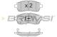 BREMSI BP3316 - JGO.PAST.FRENO DAHIA SIRION FORD FIESTA VI FORD